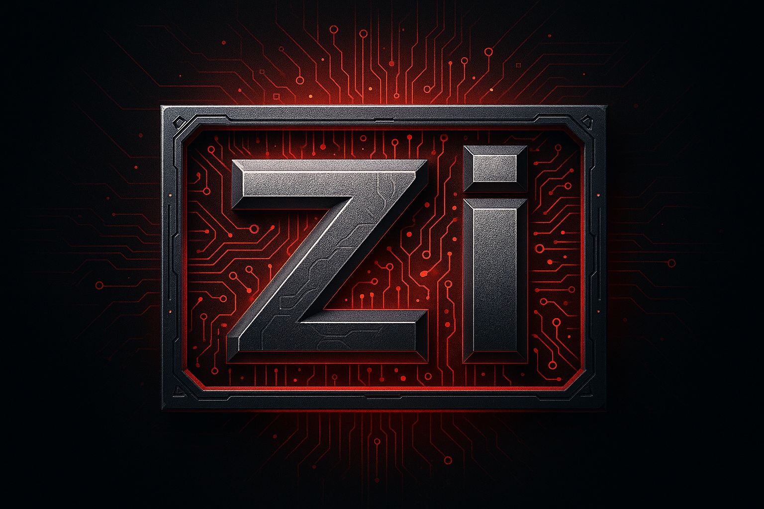ZiCorp LLC red and black circuit board logo